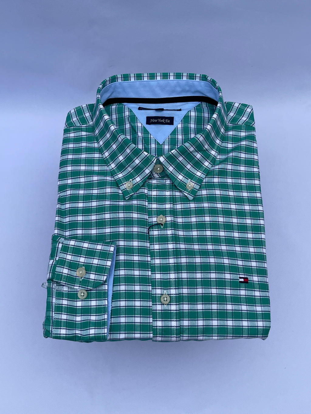Emerald Plaid Oxford Shirt