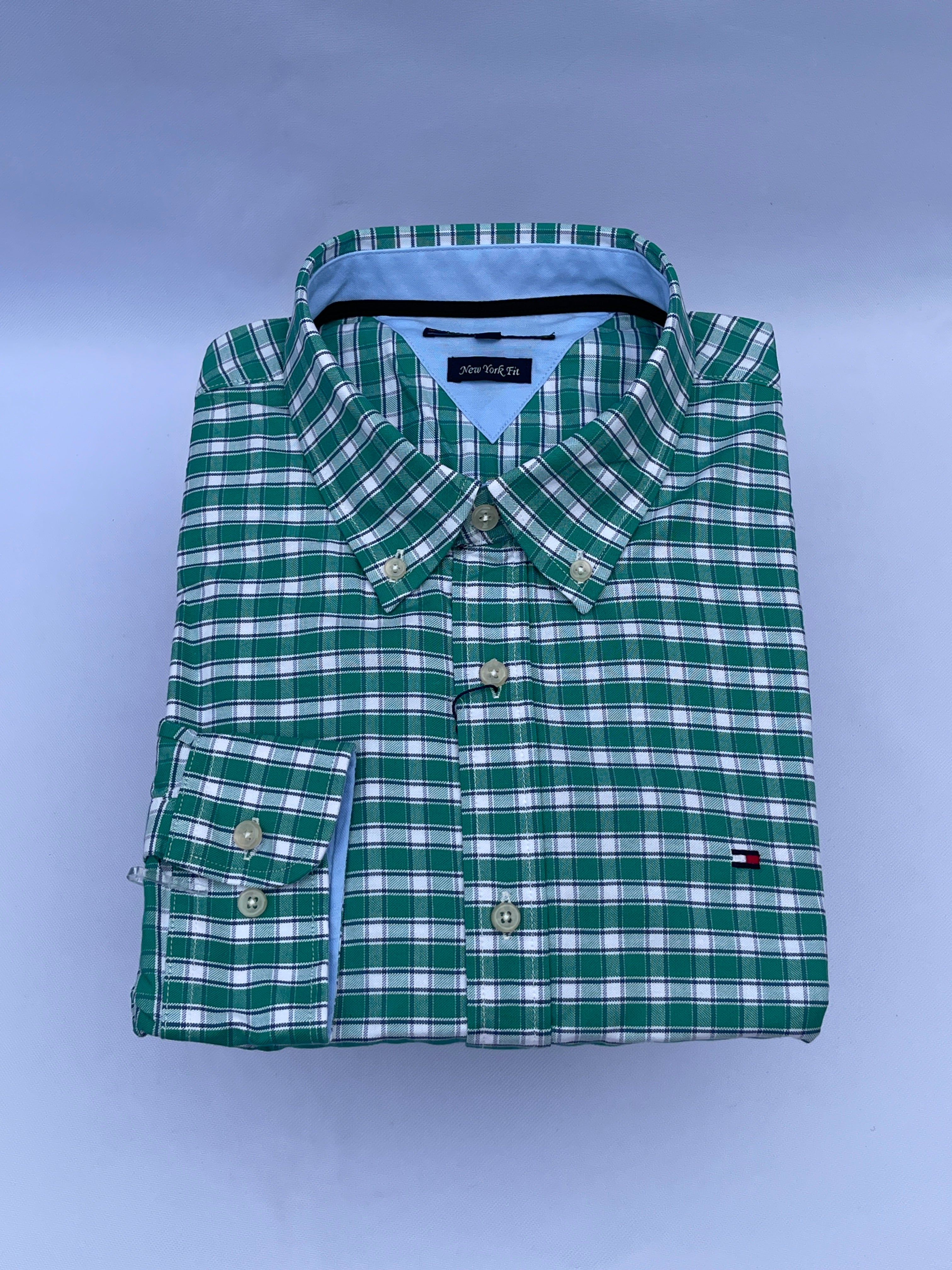 Emerald Plaid Oxford Shirt