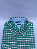 Emerald Plaid Oxford Shirt