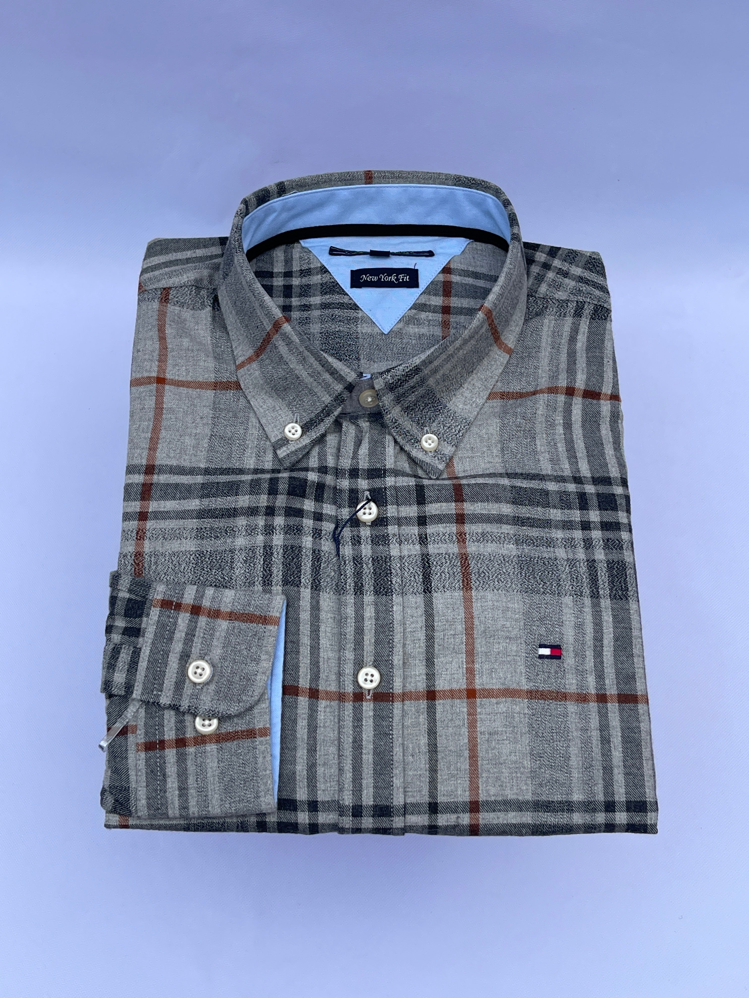 Ash Grey Heritage Plaid Shirt
