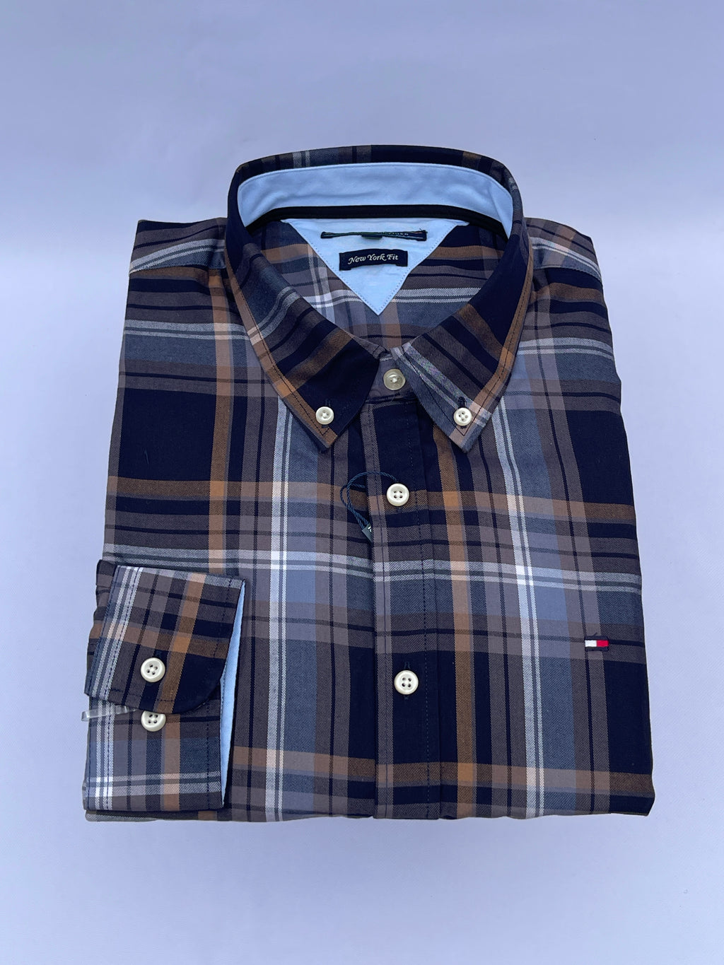 Mocha Brown Windowpane Shirt