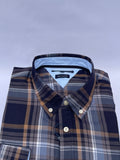 Mocha Brown Windowpane Shirt