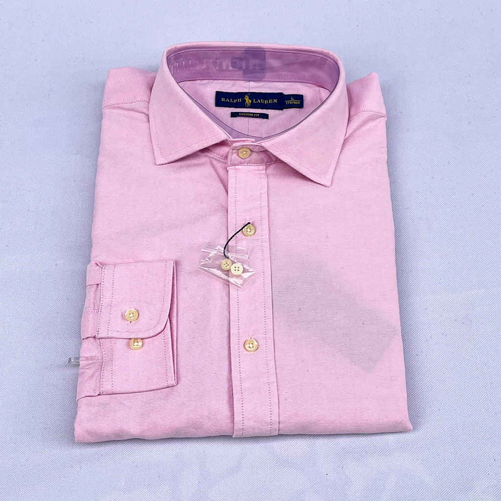 Plain Pink Long Sleeve Shirt
