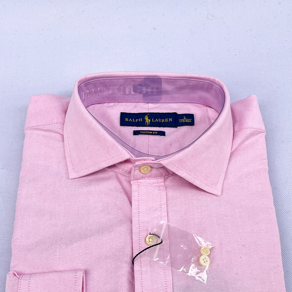 Plain Pink Long Sleeve Shirt