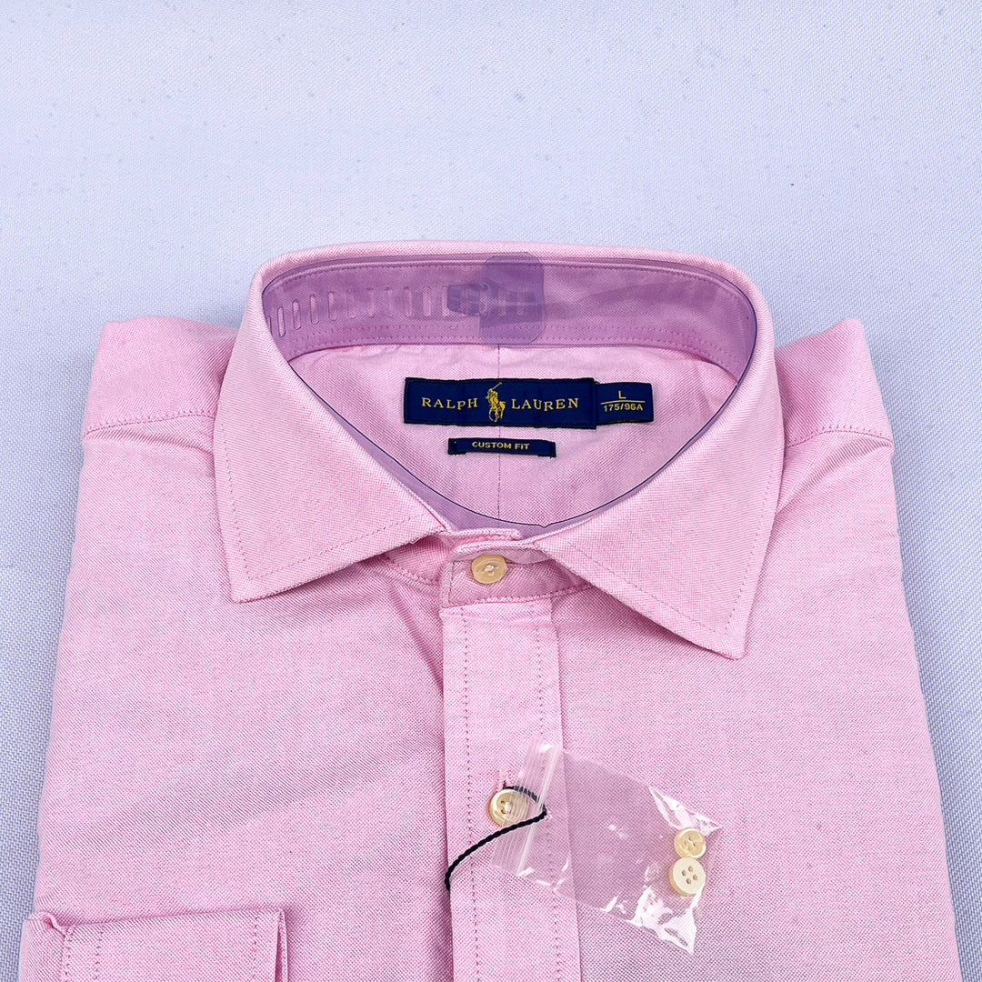 Plain Pink Long Sleeve Shirt