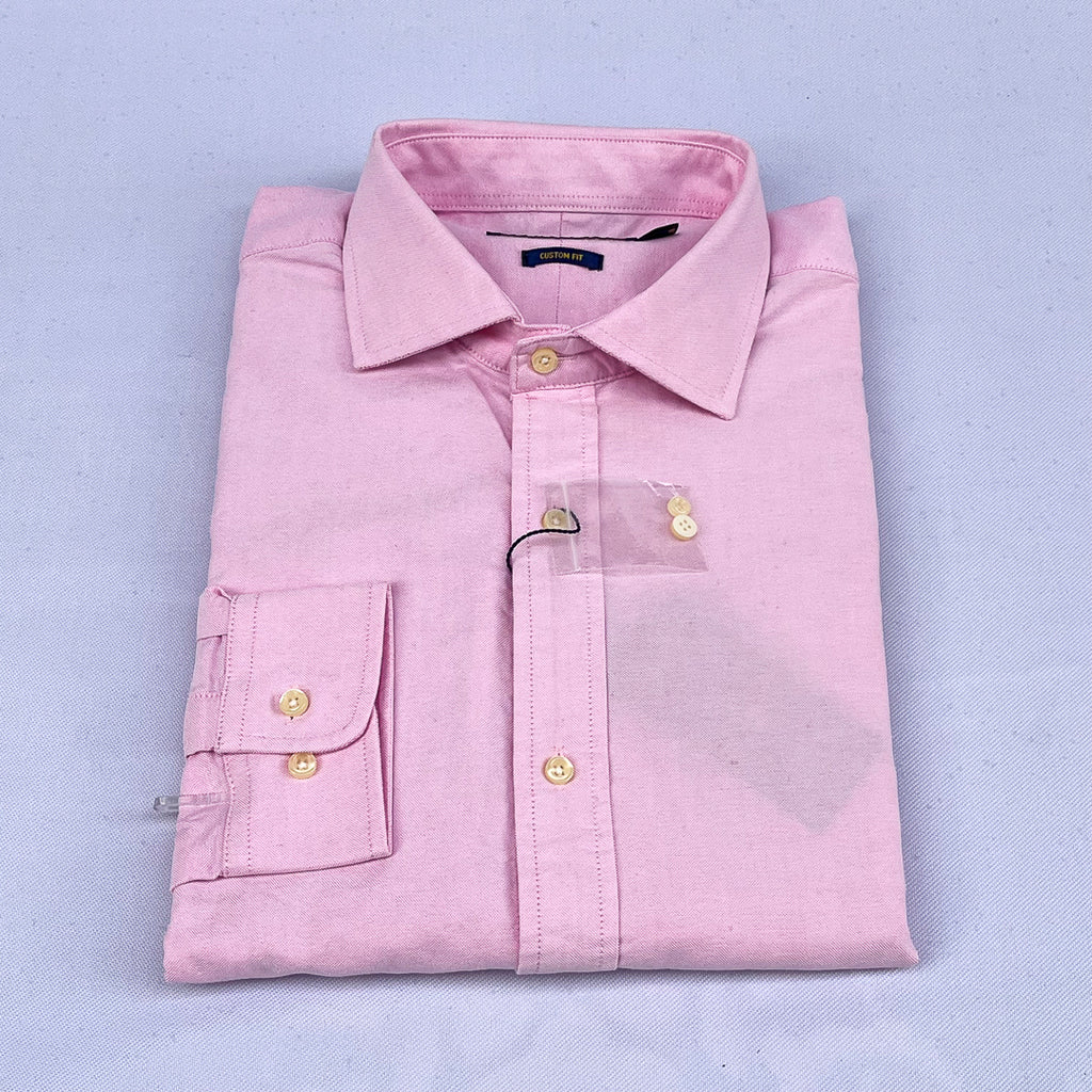 Plain Pink Long Sleeve Shirt