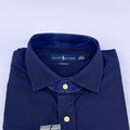 Plain Navy Blue Long Sleeve Shirt