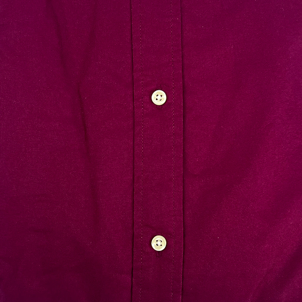 Plain Wine Long Sleeve Shirt