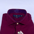 Plain Wine Long Sleeve Shirt