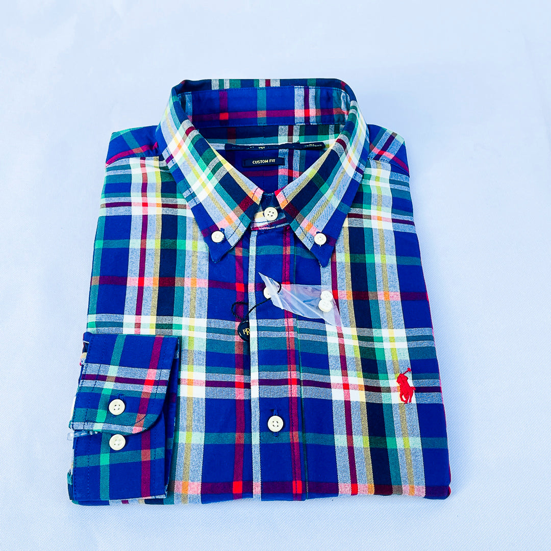 Royal Navy Heritage Plaid Long Sleeve Shirt