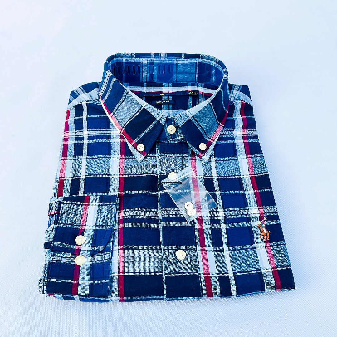 Midnight Merlot Heritage Plaid Shirt