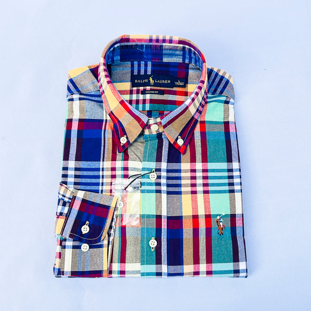 Sunset Harbour Madras Plaid Shirt