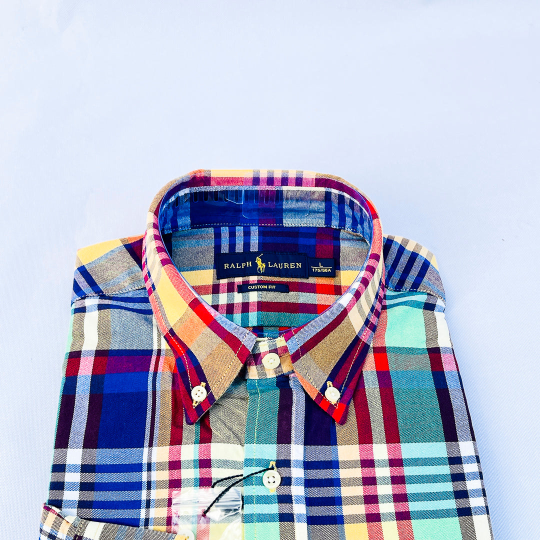 Sunset Harbour Madras Plaid Shirt