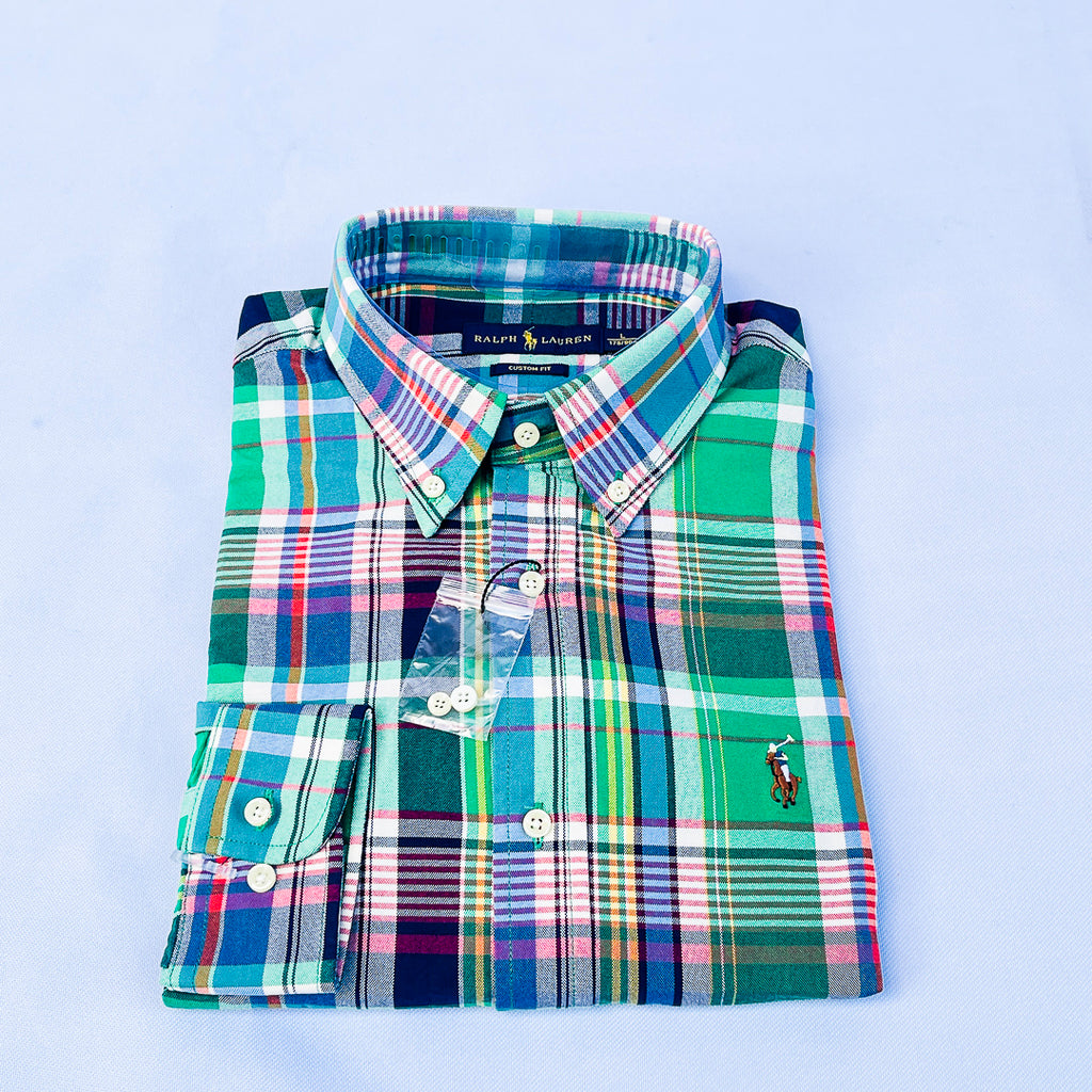 Emerald Regatta Plaid Long Sleeve Shirt