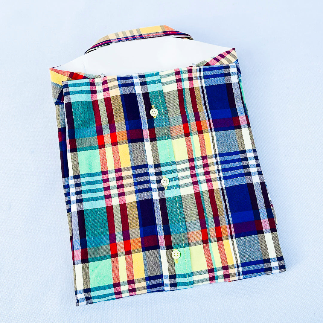 Sunset Harbour Madras Plaid Shirt