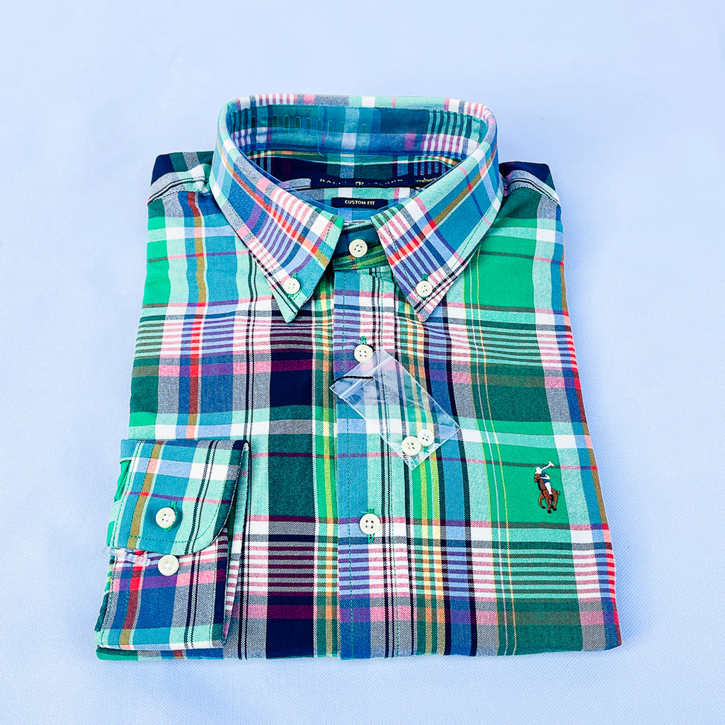 Emerald Regatta Plaid Long Sleeve Shirt