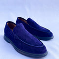 Capri Suede Slip-On Loafer – Blue