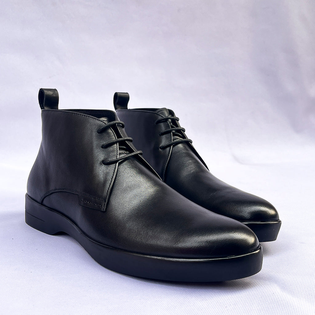 Regent Leather Chukka Boot – Black