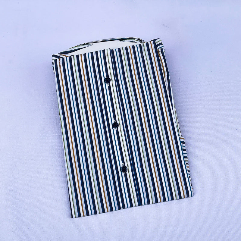 Men's Striped Shirt – Navy Multi