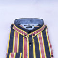 Men's Striped Shirt – Charcoal Multi