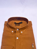Men's Custom Fit Polo Shirt – Camel Tan