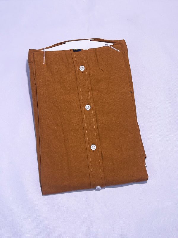 Men's Custom Fit Polo Shirt – Camel Tan