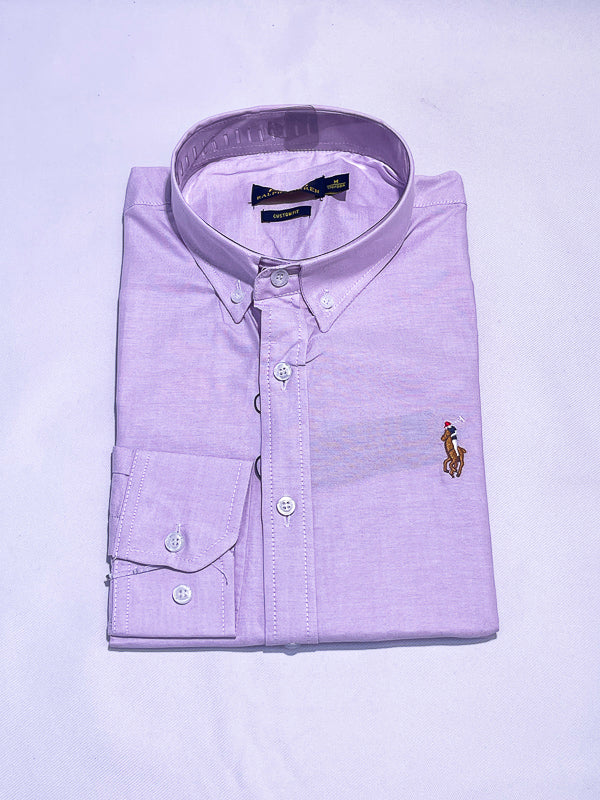 Men's Custom Fit Polo Shirt – Lilac