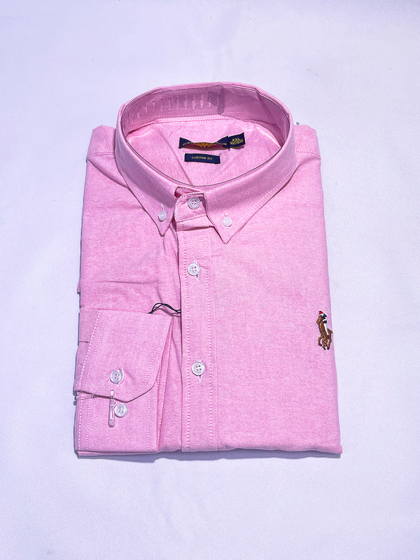 Men's Custom Fit Polo Shirt – Pink