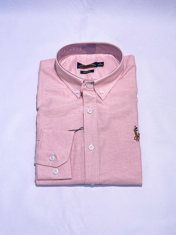 Men's Custom Fit Polo Shirt – Dusty Pink