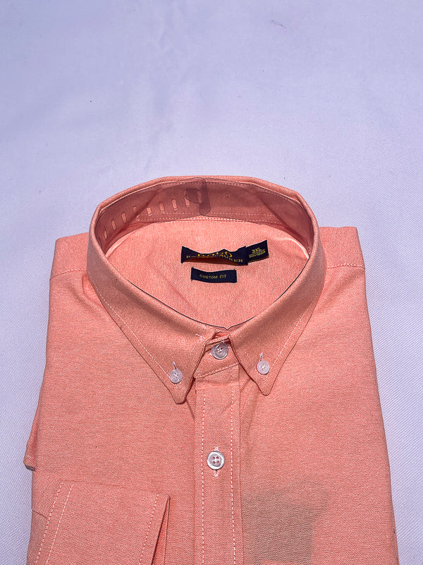 Men's Custom Fit Polo Shirt – Peach