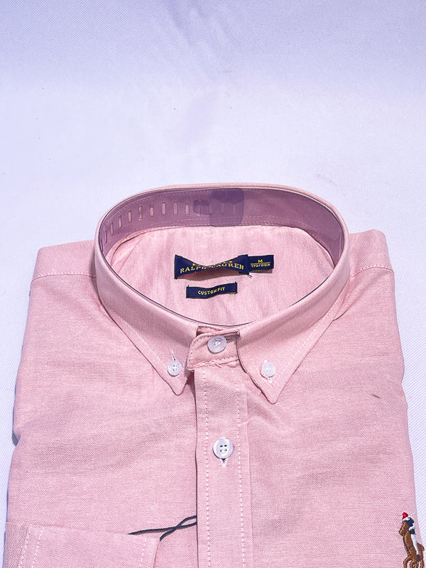 Men's Custom Fit Polo Shirt – Dusty Pink