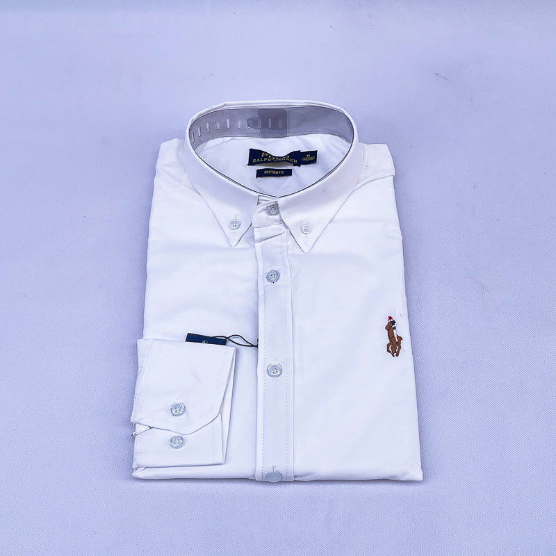Men's Custom Fit Polo Shirt – Crisp White