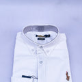 Men's Custom Fit Polo Shirt – Crisp White