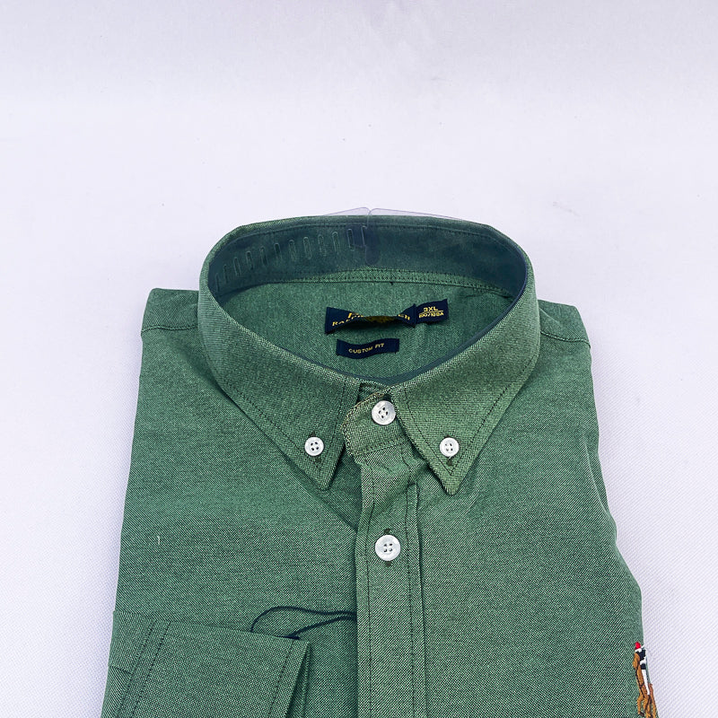 Men's Custom Fit Polo Shirt – Forest Green