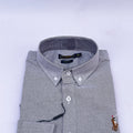 Men's Custom Fit Polo Shirt – Light Grey