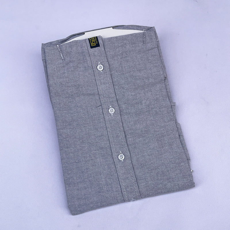 Men's Custom Fit Polo Shirt – Light Grey