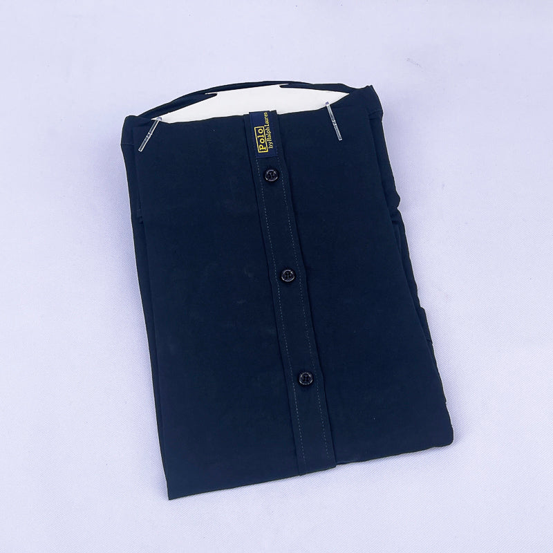 Men's Custom Fit Polo Shirt – Navy Blue