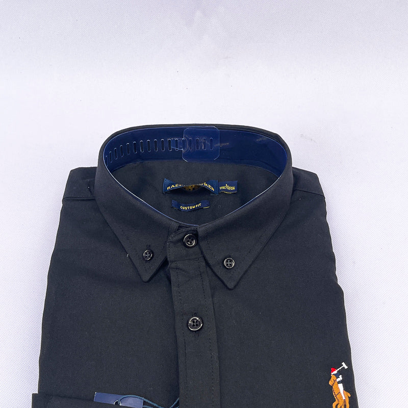 Men's Slim Fit Polo Shirt – Black