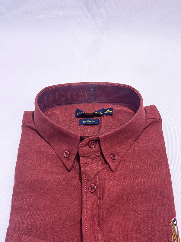 Men's Custom Fit Polo Shirt – Maroon