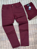 AG Burgundy Men's Stretch Chino Trouser