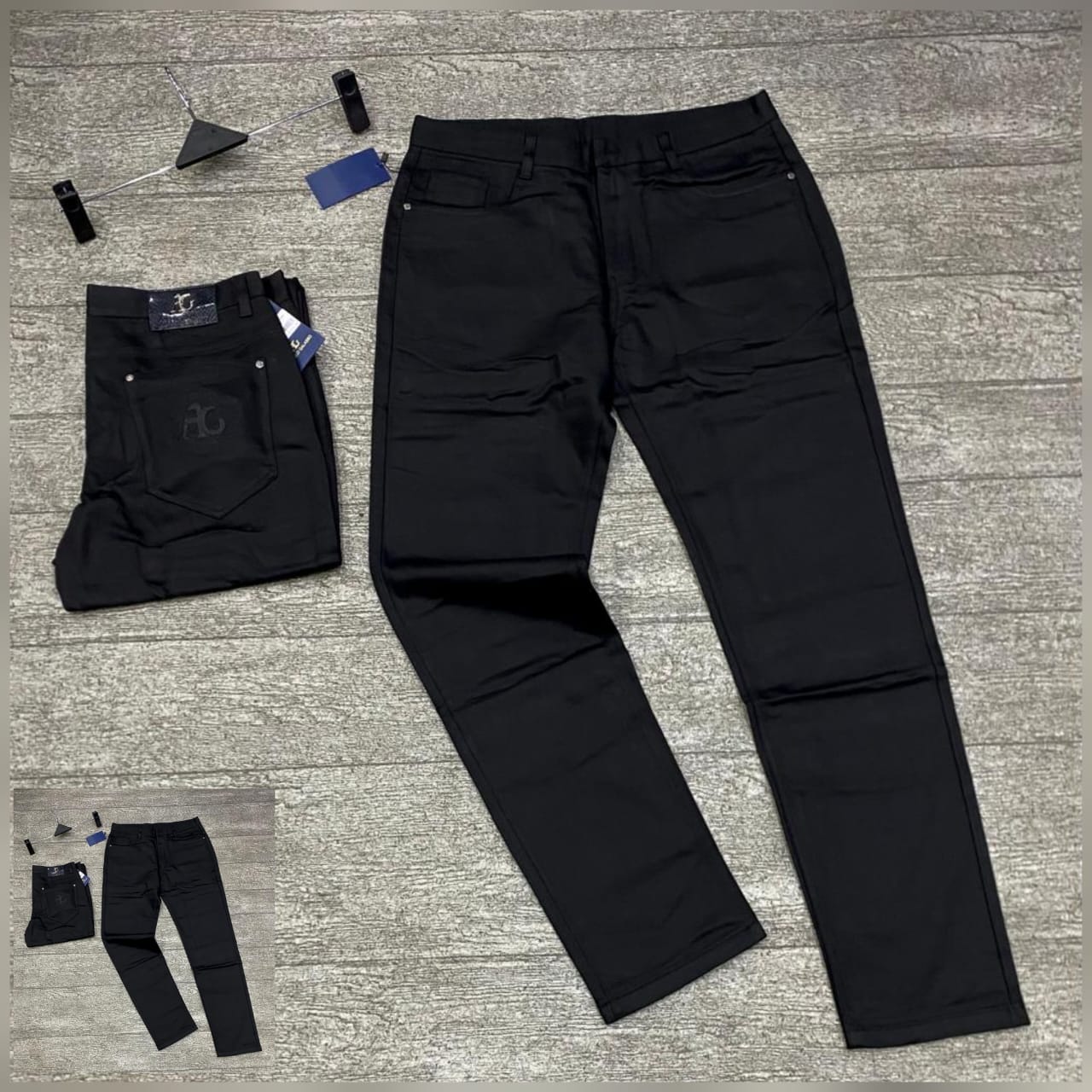 AG Black Men's Stretch Chino Trouser
