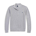 Men's Zip Cardigan Sweater – Grey