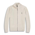 Men's Zip Cardigan Sweater – Cream