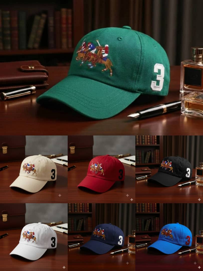 Men's Polo Player Cap – Green