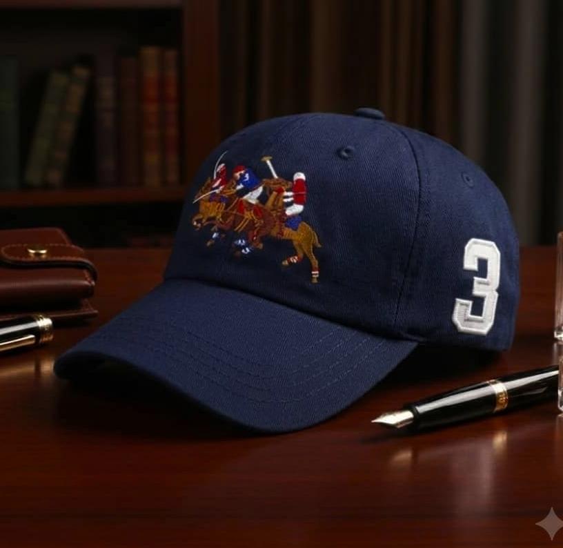 Men's Polo Player Cap – Navy