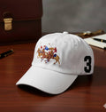 Men's Polo Player Cap – White