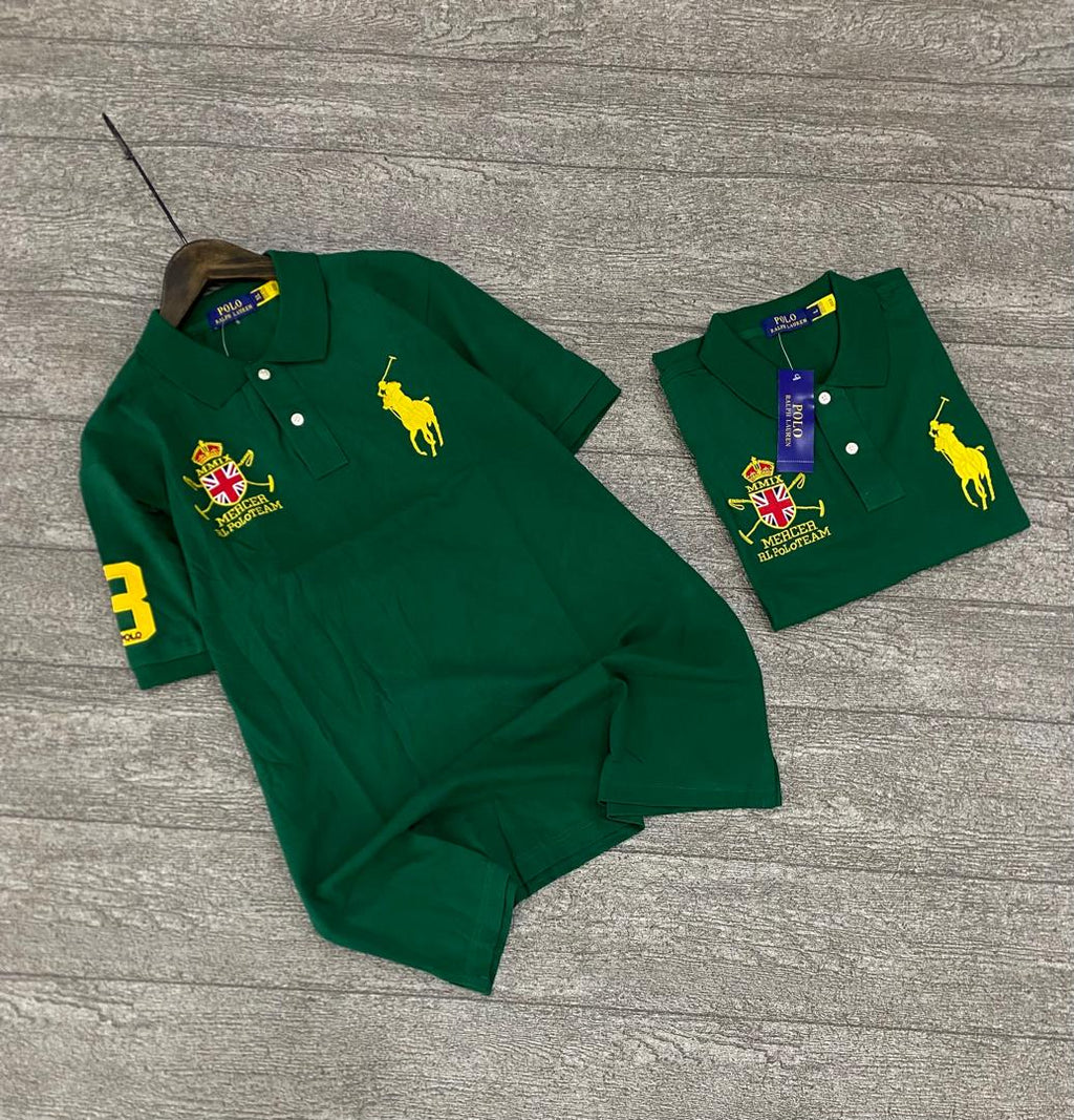 Men's Mercer Polo Crest Shirt – Green