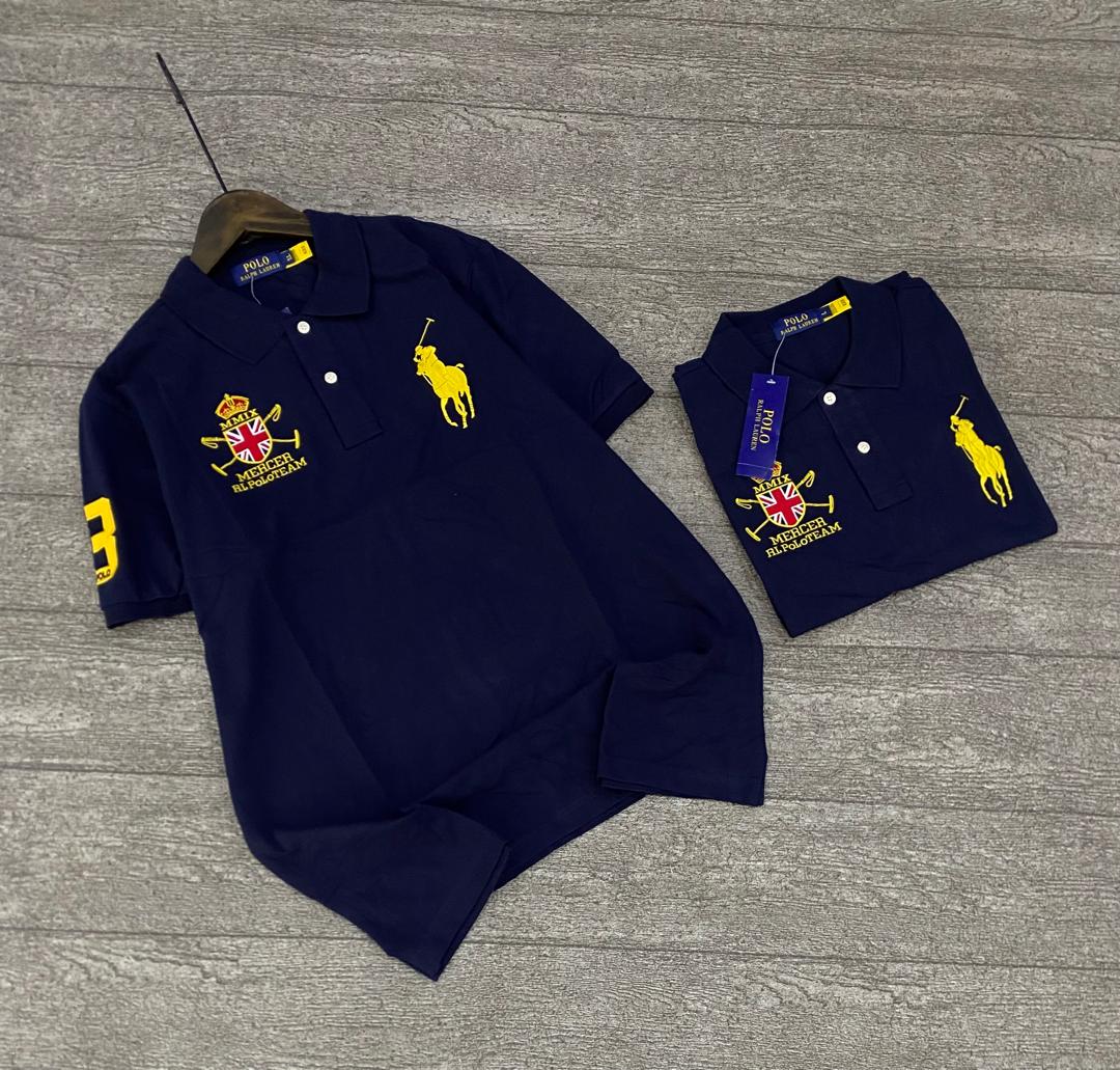 Men's Mercer Polo Crest Shirt – Navy