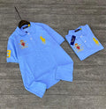 Men's Mercer Polo Crest Shirt – Sky Blue