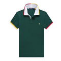 Men's RL Contrast Collar Polo Shirt – Forest Green